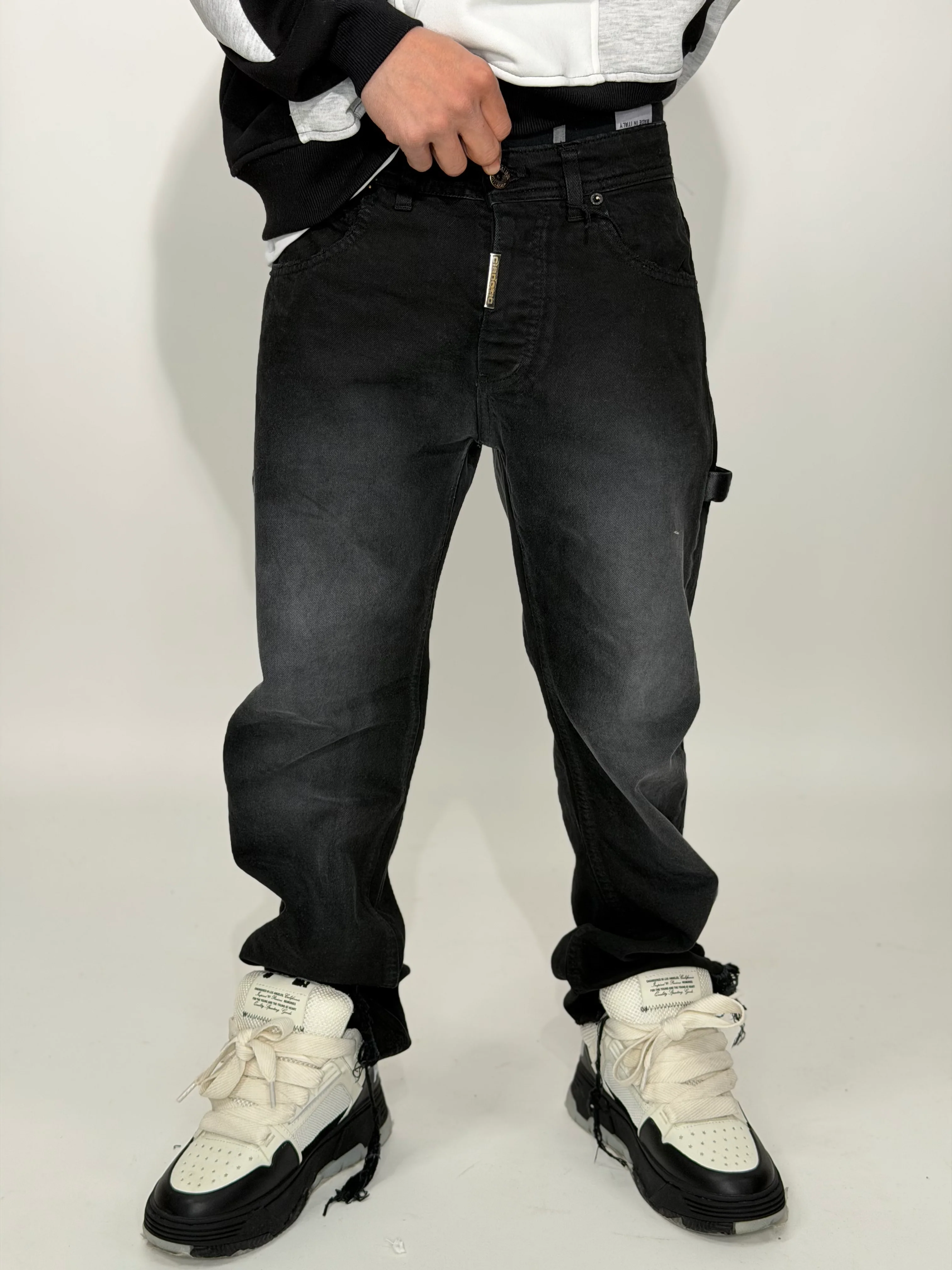 BAGGY RAID BLACK WASH CNT -165⚫️