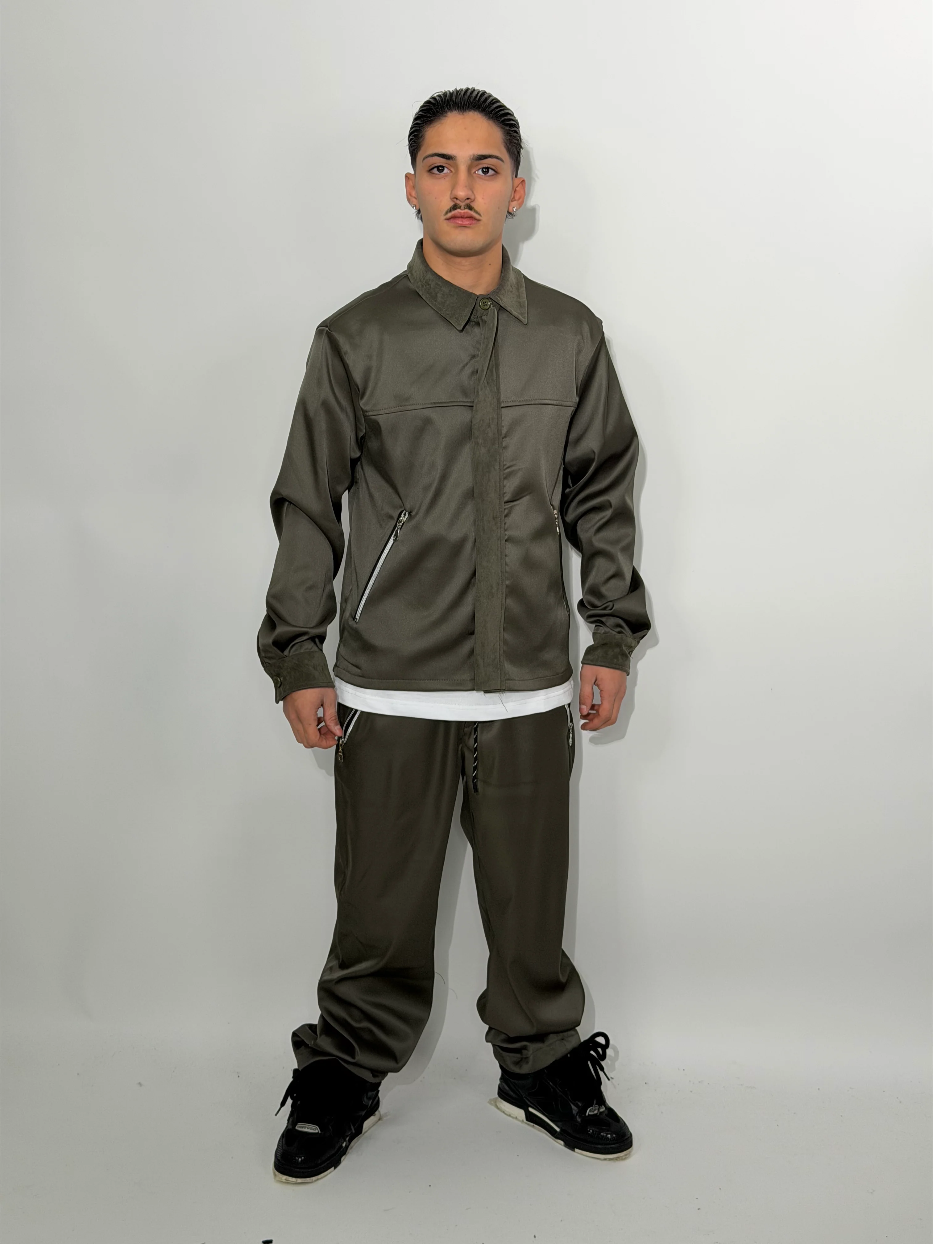COORDSET NYLON+VELLUTO ZIP FRLV - Image 4