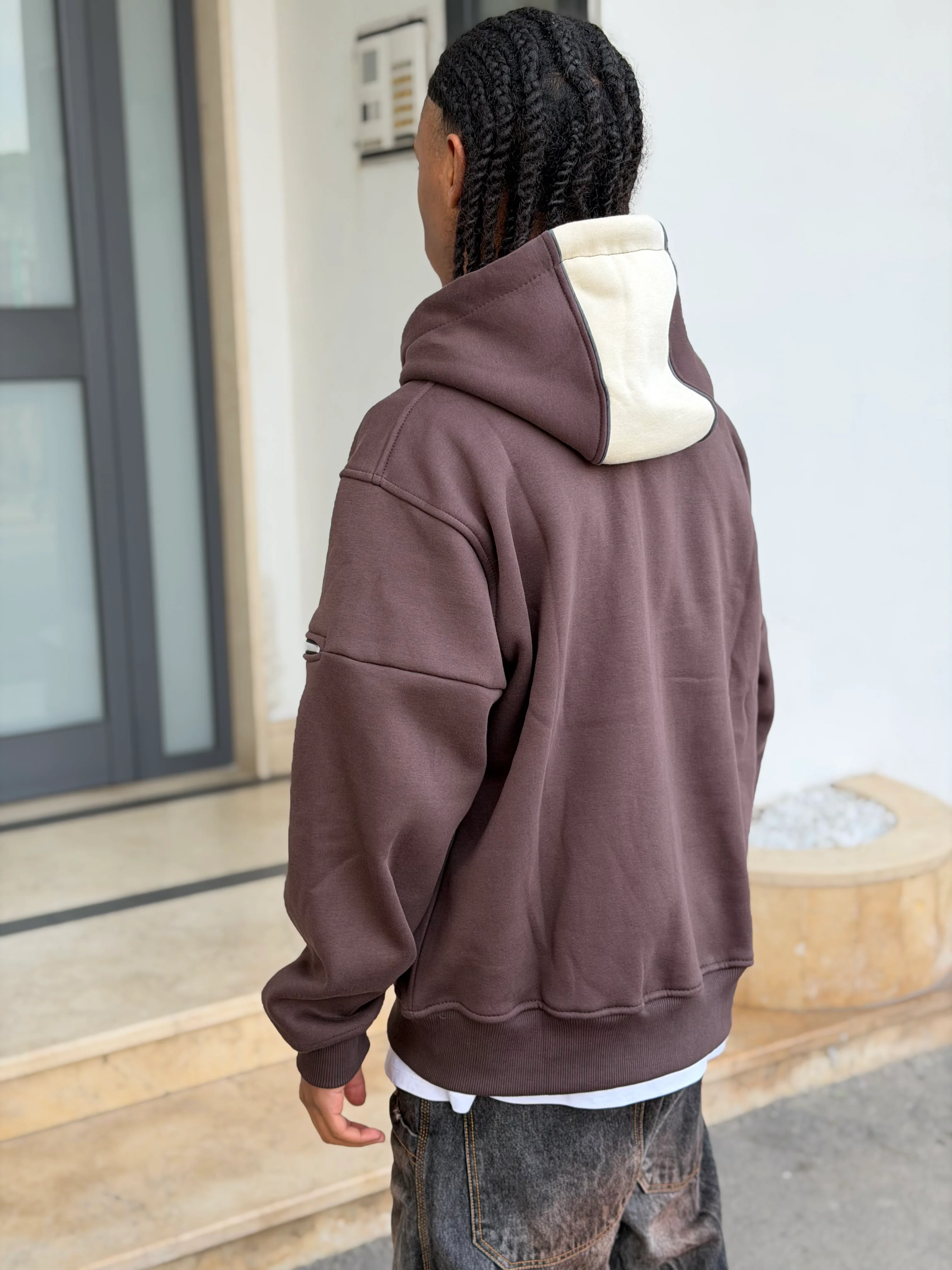 HOODIE DOUBLE ZIP-COLOR JM (154) - Image 9