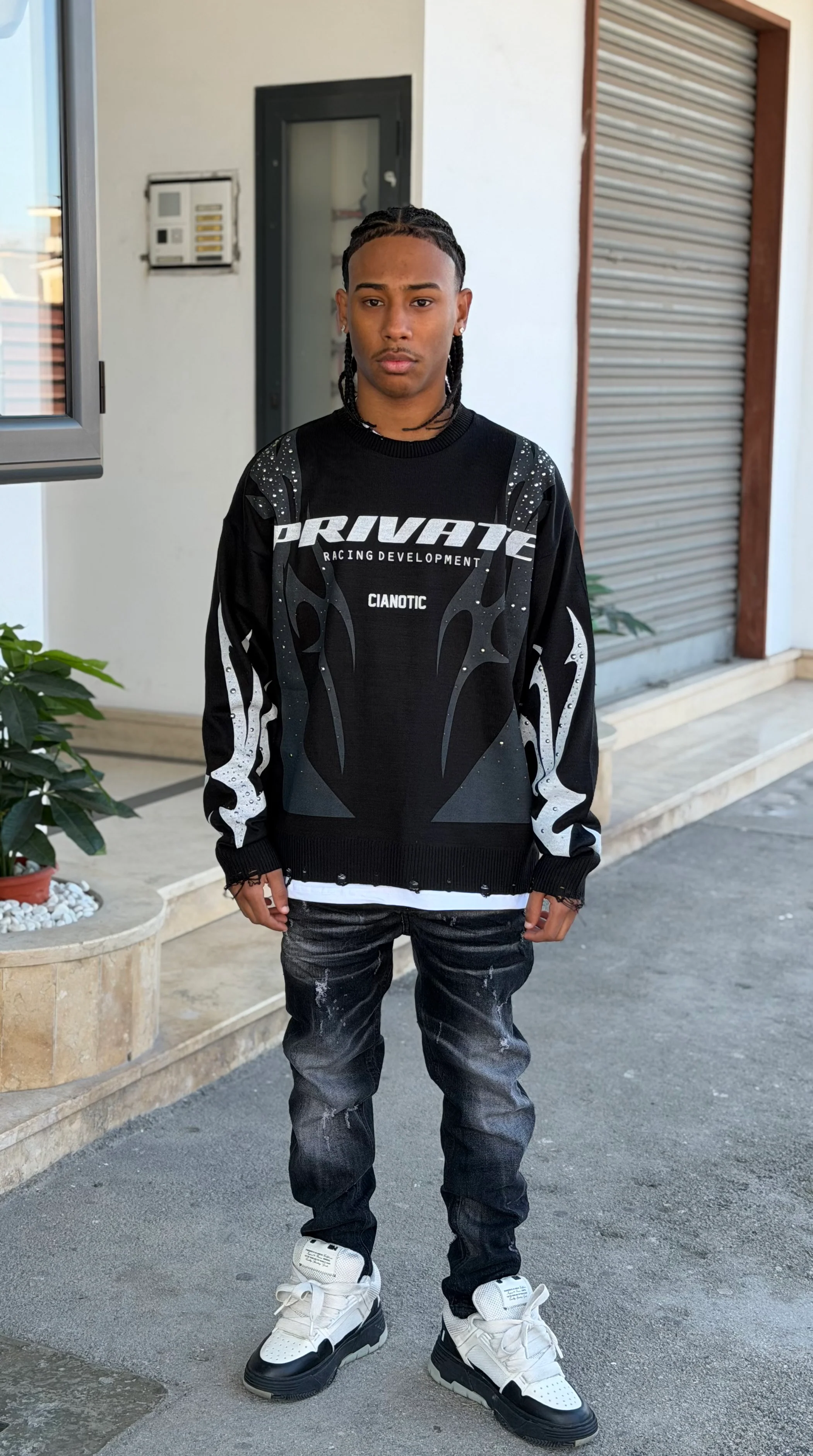 PULLOVER FILO ART ML/CROSS